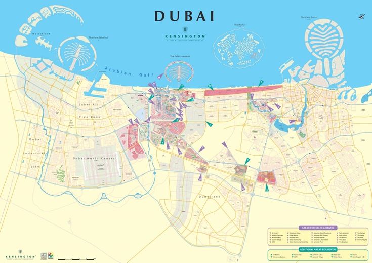 dubai map